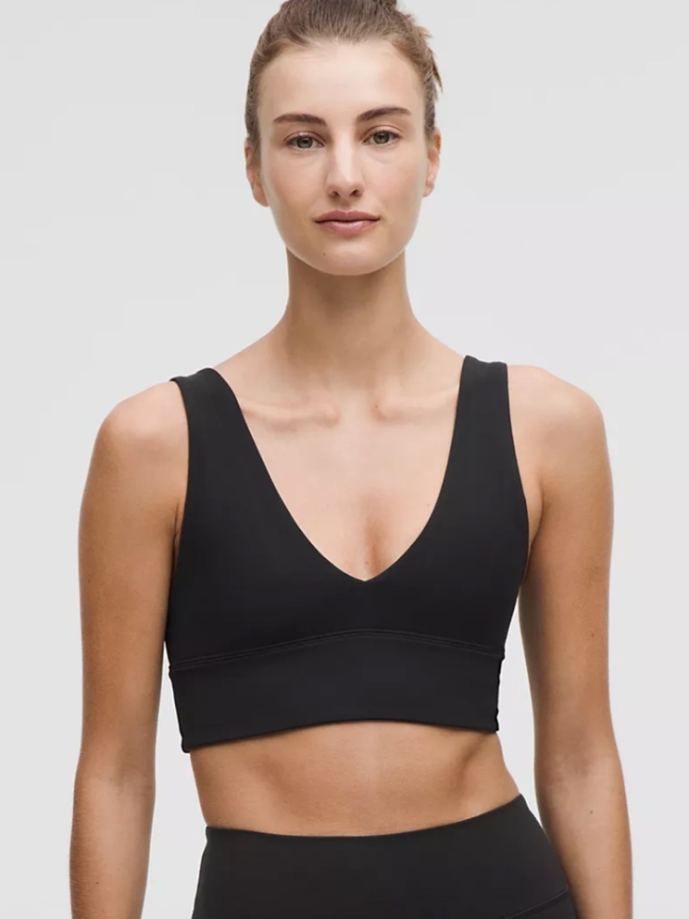 lululemon Align™ V-Neck Bra — Black — Size 6 — A/B Cup